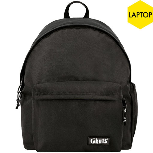 Picture of GHUTS BACKPACK BLACK WITH LAPTOP COMPARTMENT
